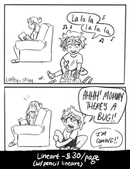 Lineart Pencil Comic